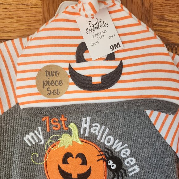NEW My 1st Halloween Onsie Set - 9mos - Picture 2 of 4